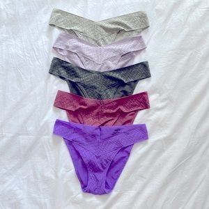 SKIMS Logo Mesh Cheeky Brief, XS